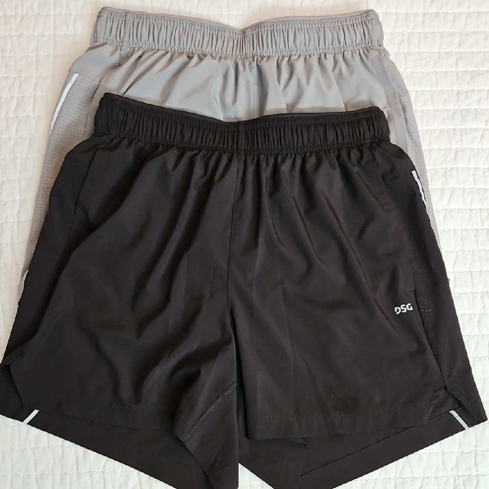DSG Men's Athletic Shorts in Black and Gray